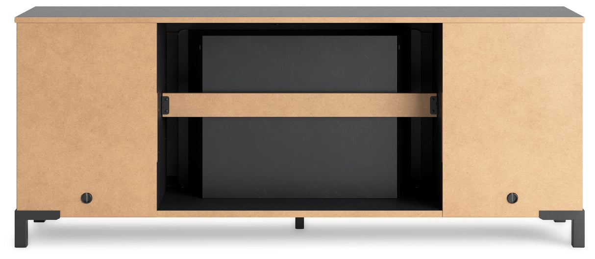 Cayberry - Black - TV Stand With Fireplace by Signature Design by Ashley® | Bel Furniture
