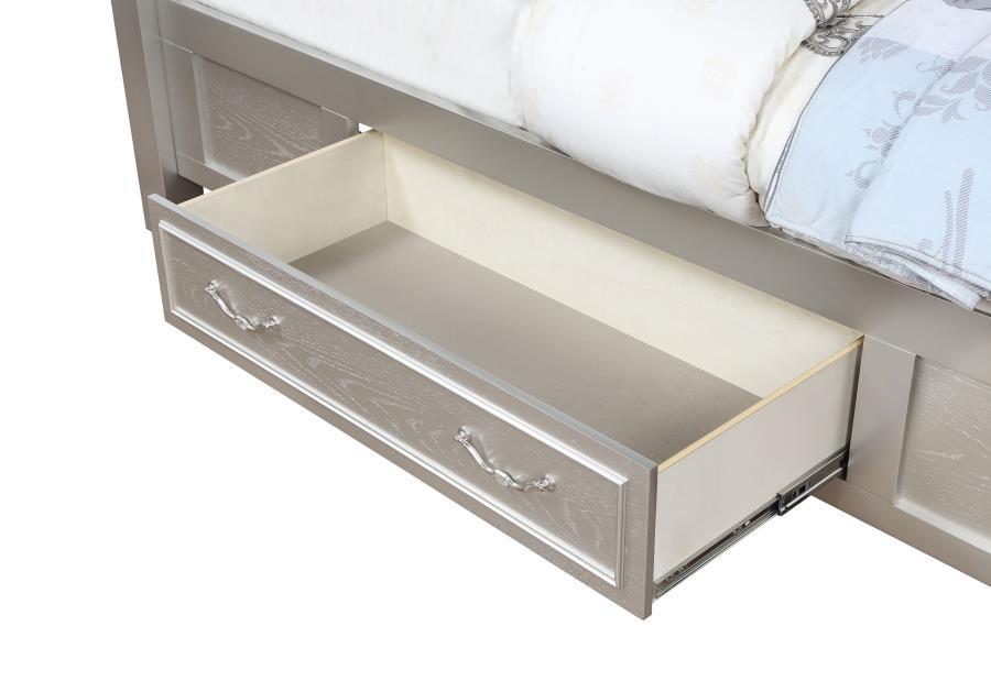 Evangeline - LED Storage Panel Bed