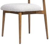 Locke - Modern Upholstered Dining Chair With Frame - Salt / Pepper by Jennifer Taylor Home | Bel Furniture