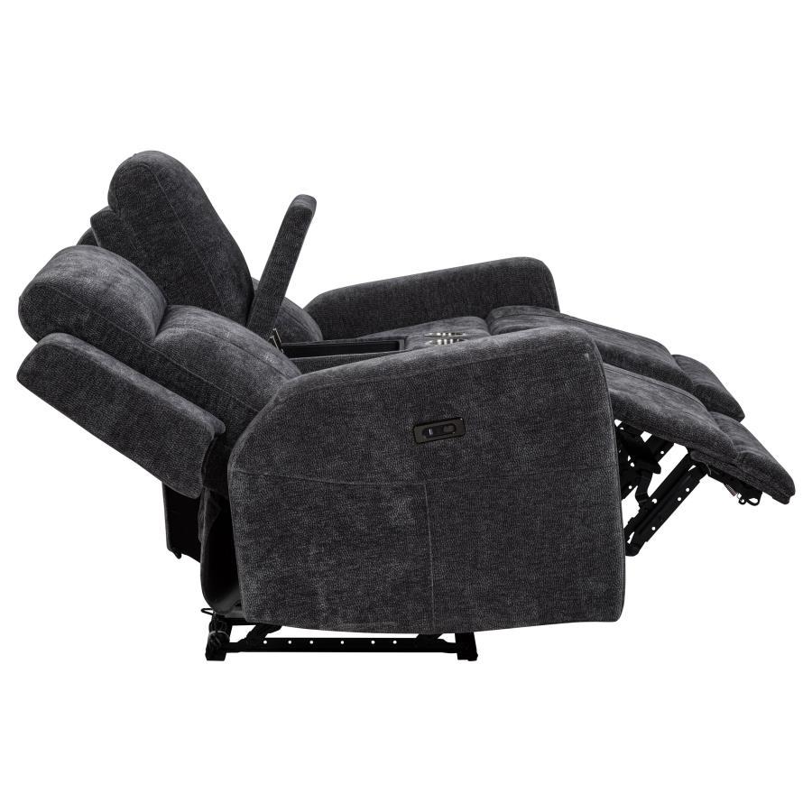 Kennett - Chenille Upholstered Power Reclining Loveseat