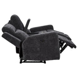 Kennett - Chenille Upholstered Power Reclining Loveseat