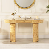 Jesse - Single Drawer Oval Computer Desk by Jennifer Taylor Home | Bel Furniture