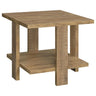 Dawn - Square Engineered Wood Table Light Brown End Tables by Coaster Fine Furniture | Bel Furniture