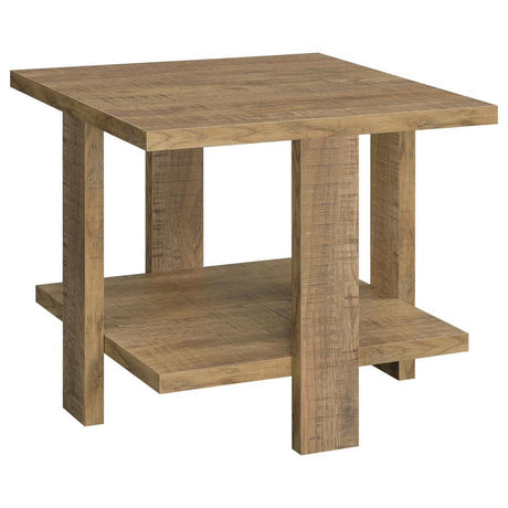 Dawn - Square Engineered Wood Table Light Brown End Tables by Coaster Fine Furniture | Bel Furniture