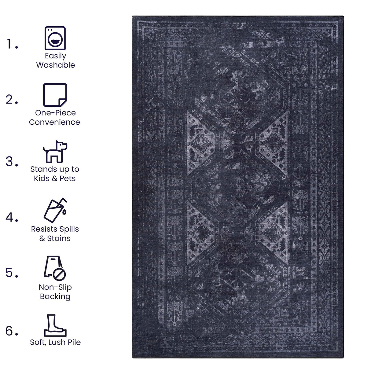 Maval - Washable Rug
