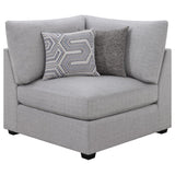 Cambria - 4 Piece Upholstered Modular Sectional Sofa - Gray by CoasterElevations | Bel Furniture