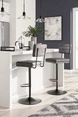 Strumford - Tall Swivel Barstool (Set of 2) by Signature Design by Ashley® | Bel Furniture