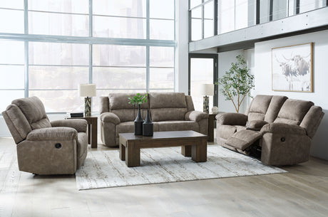 Laresview - Reclining Living Room Set Dark Brown 3 Pc. Sofa, Loveseat, Recliner by Signature Design by Ashley® | Bel Furniture