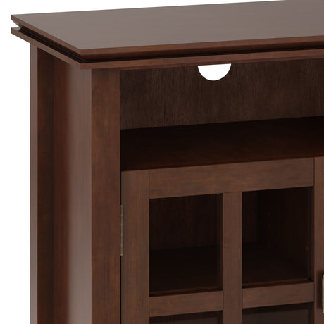 Artisan - TV Media Stand, Handcrafted - Russet Brown by Simpli-Home | Bel Furniture