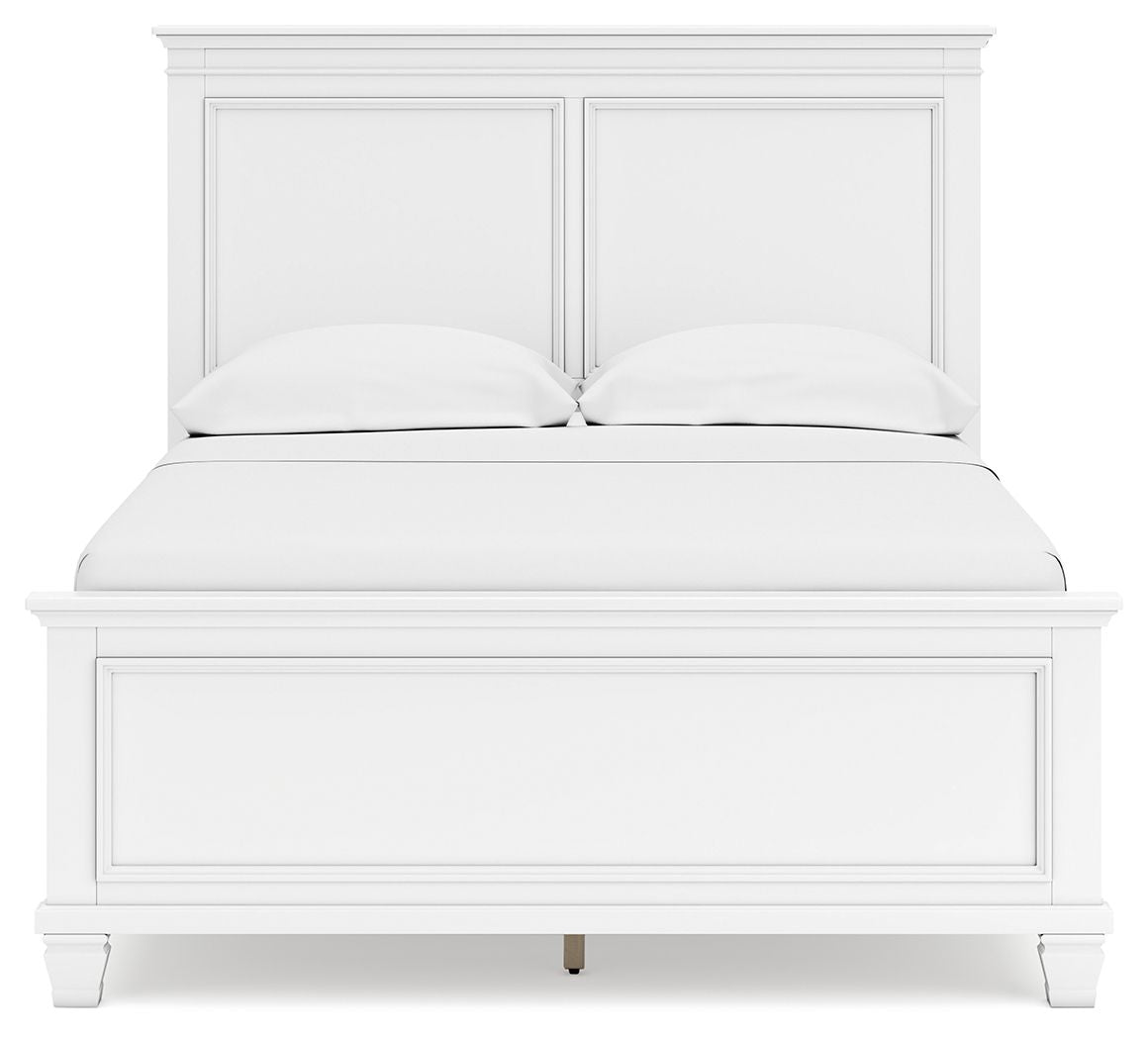 Fortman - Full Panel Bed - White