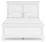 Fortman - Full Panel Bed - White