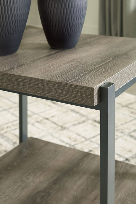 Wilmaden - Gray / Black - Occasional Table Set (Set of 3) by Signature Design by Ashley® | Bel Furniture