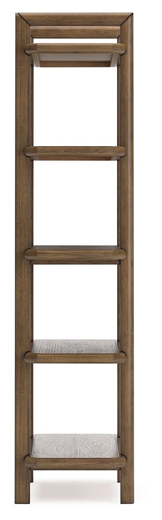 Roanhowe - Brown - Bookcase by Signature Design by Ashley® | Bel Furniture