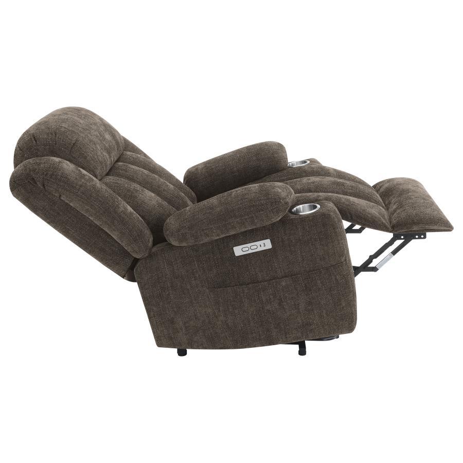 Houston - Upholstered Power Lift Recliner Chair by CoasterEveryday | Bel Furniture