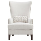 Pippin - Upholstered High Wingback Accent Chair - Latte by Coaster Fine Furniture | Bel Furniture