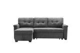 Ashlyn - Reversible Sleeper Sectional Sofa With Storage Chaise, USB Charging Ports And Pocket