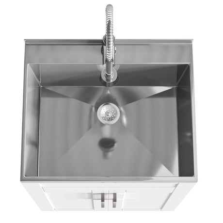 Hennessy - Deluxe Laundry Cabinet With Faucet And Stainless Steel Sink - view 25
