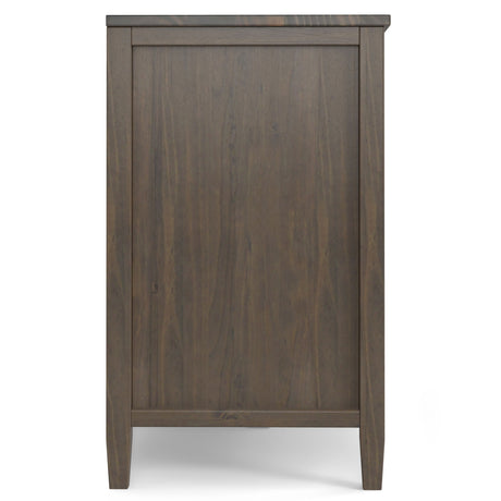 Ela - Medium TV Stand - Smoky Brown by Simpli-Home | Bel Furniture