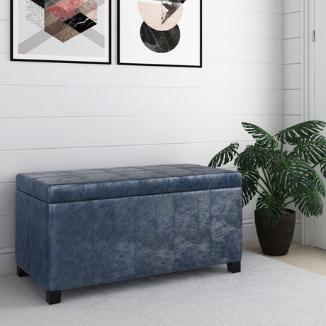Dover - Upholstered Storage Ottoman Bench - view 41
