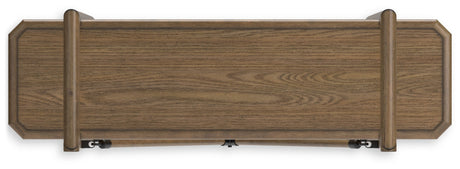 Roanhowe - Brown - Bookcase by Signature Design by Ashley® | Bel Furniture