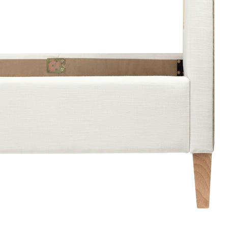 Haley - Upholstered Cane Back Platform Bed by Jennifer Taylor Home | Bel Furniture