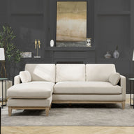 Knox - Modern Farmhouse Reversible Chaise Sectional Sofa by Jennifer Taylor Home | Bel Furniture