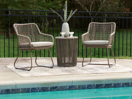 Majors Beach - Outdoor Table And 2 Chairs (Set of 3) - Beige - view 9