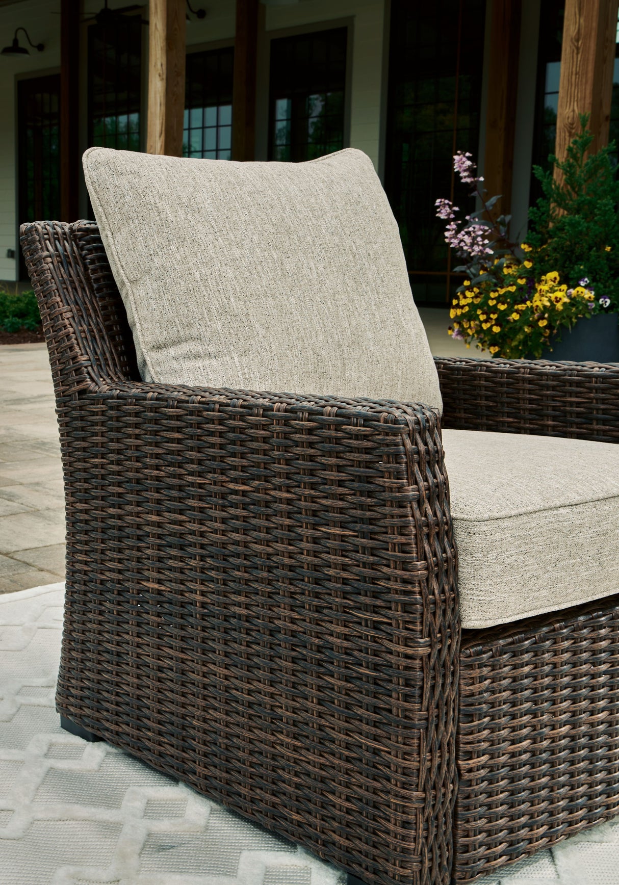 Brook Ranch - Brown - Lounge Chair With Cushion by Signature Design by Ashley® | Bel Furniture