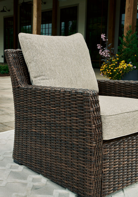 Brook Ranch - Brown - Lounge Chair With Cushion by Signature Design by Ashley® | Bel Furniture