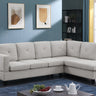 Santiago - Linen Sectional Sofa With Right Facing Chaise by Lilola Home | Bel Furniture