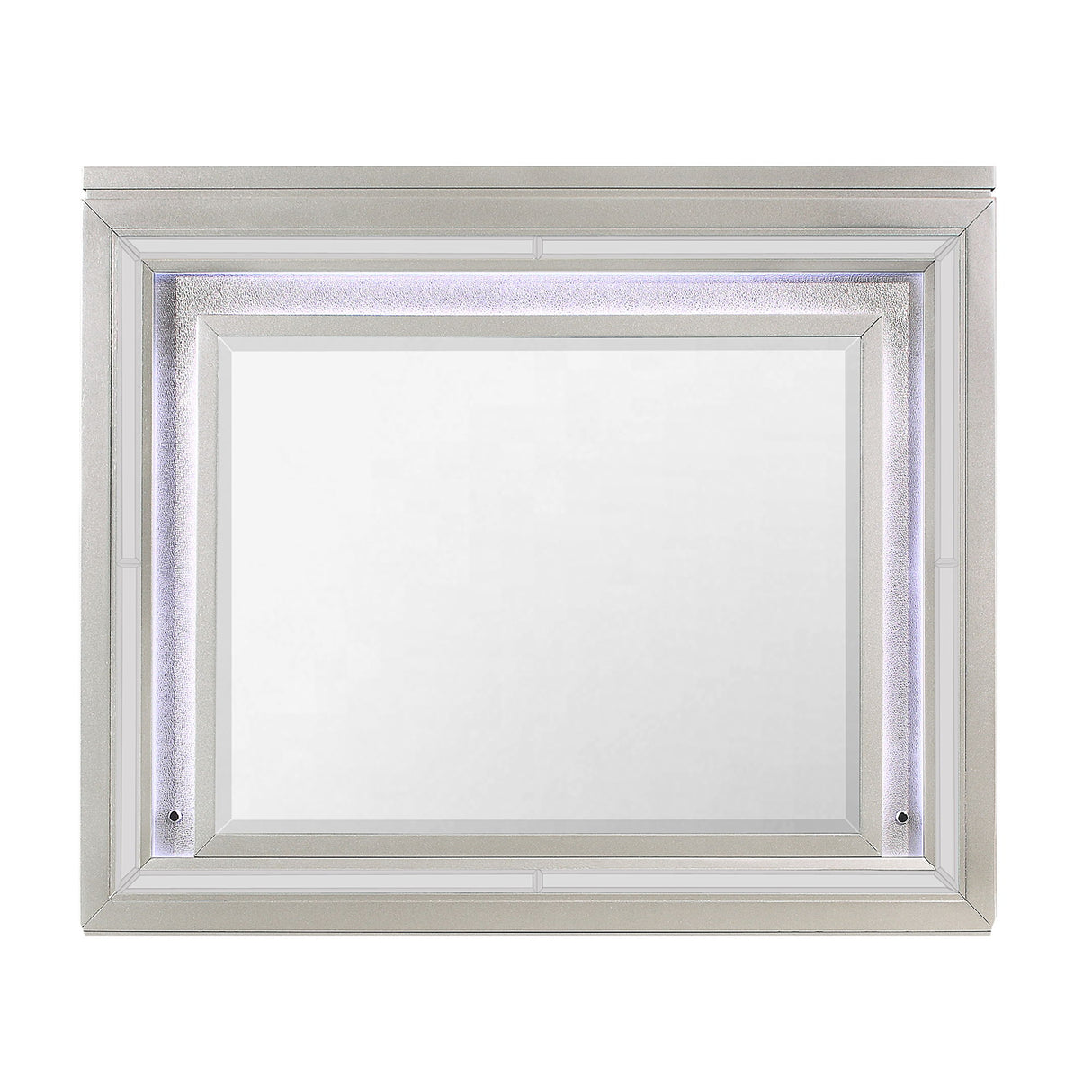 Cross - Glam Mirror With LED - Champagne