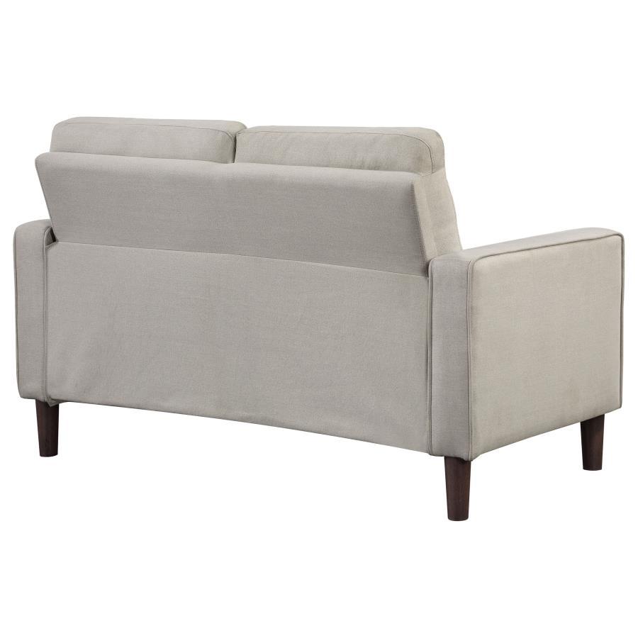 Bowen - Upholstered Track Arm Tufted Loveseat by Coaster Fine Furniture | Bel Furniture