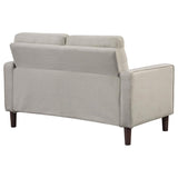 Bowen - Upholstered Track Arm Tufted Loveseat by Coaster Fine Furniture | Bel Furniture