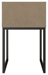 Neilsville - Black / Gray - One Drawer Night Stand by Signature Design by Ashley® | Bel Furniture