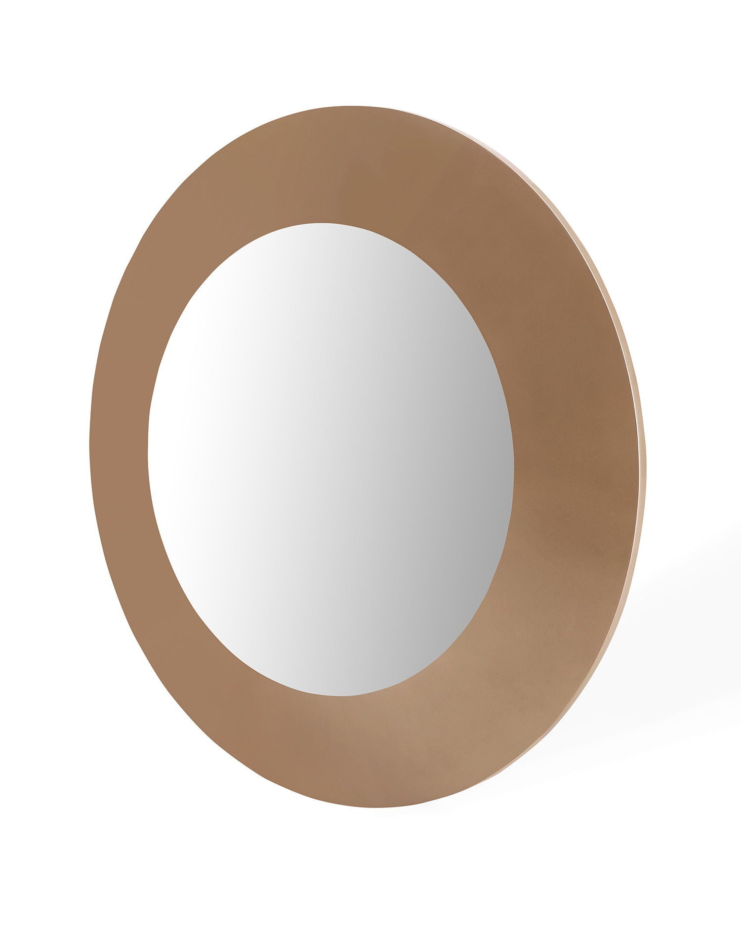 47" Round Framed Accent Mirror - Gold