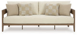 Serene Bay - Dark Brown / White - Sofa With Cushion by Signature Design by Ashley® | Bel Furniture