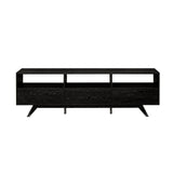 Modern Scandi 3 Door Low Profile TV Stand For TVs Up To 80" by Walker Edison | Bel Furniture