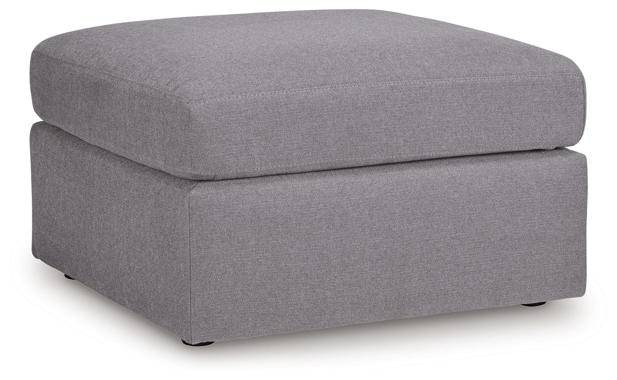 Modmax - Oversized Accent Ottoman Gray by Signature Design by Ashley® | Bel Furniture