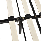 Aspen - Vertical Tufted Modern Headboard Platform Bed Set by Jennifer Taylor Home | Bel Furniture