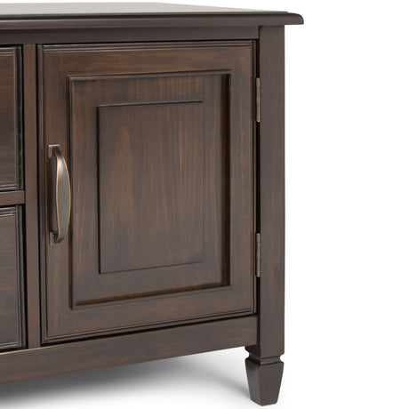 Connaught - Wide TV Stand by Simpli-Home | Bel Furniture