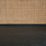 Abyard - Black / Natural - Bookcase by Signature Design by Ashley® | Bel Furniture