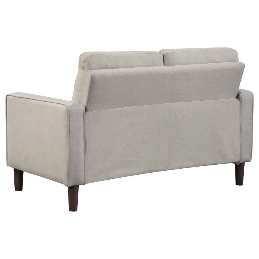 Bowen - Upholstered Track Arm Tufted Loveseat by Coaster Fine Furniture | Bel Furniture