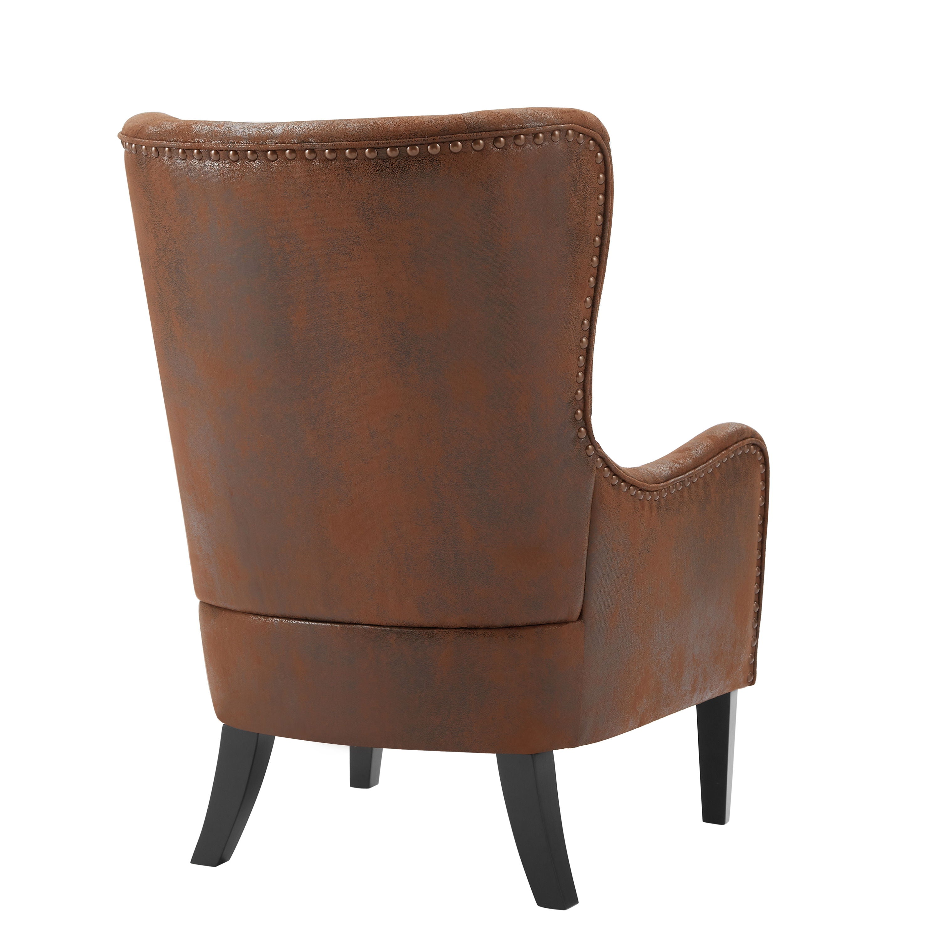 Hi-Back Studded Chair, Arm Chair, Living Room, Study And Bedroom