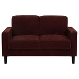 Ruth - Upholstered Track Arm Sofa Set