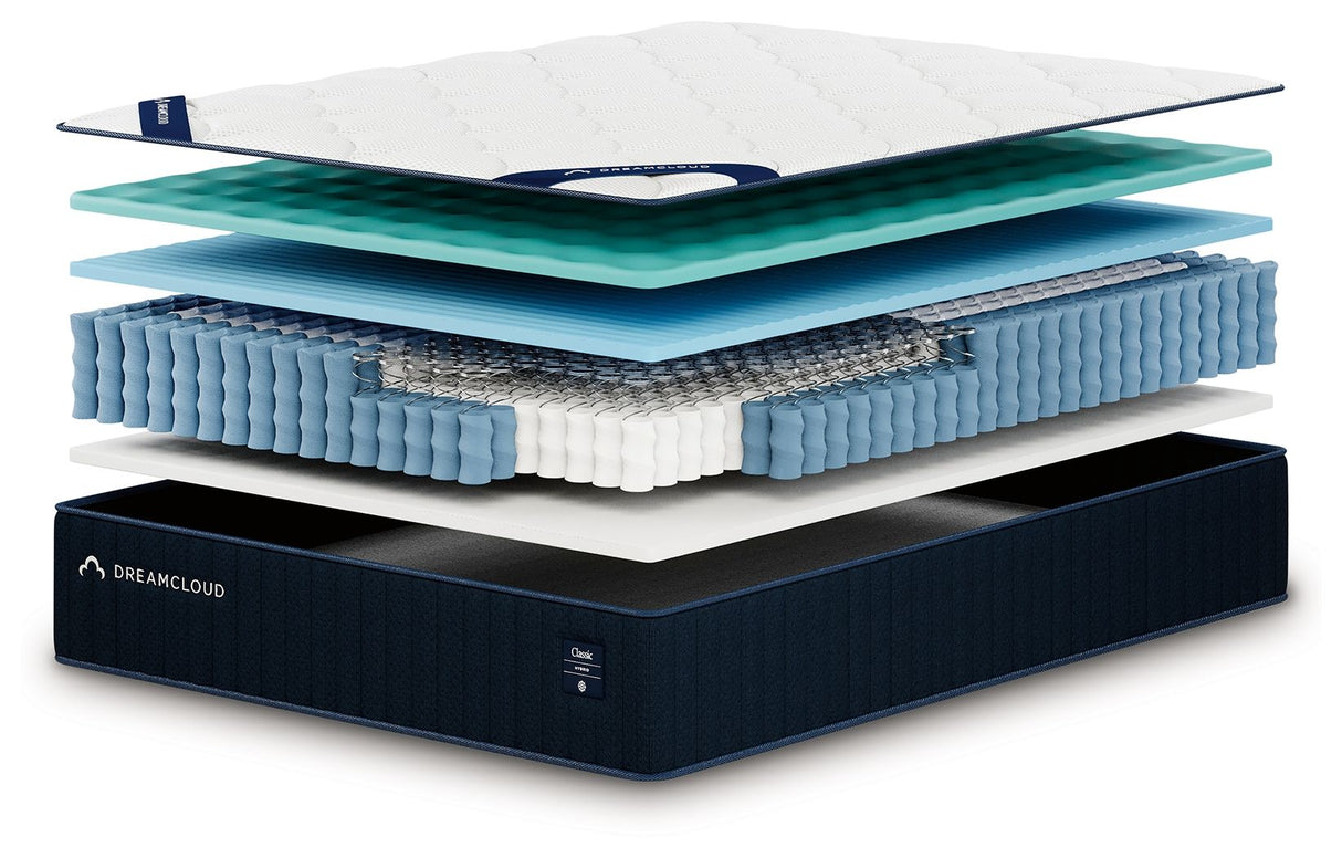 DreamCloud Hybrid Classic 4.0 - Mattress by Dreamcloud | Bel Furniture
