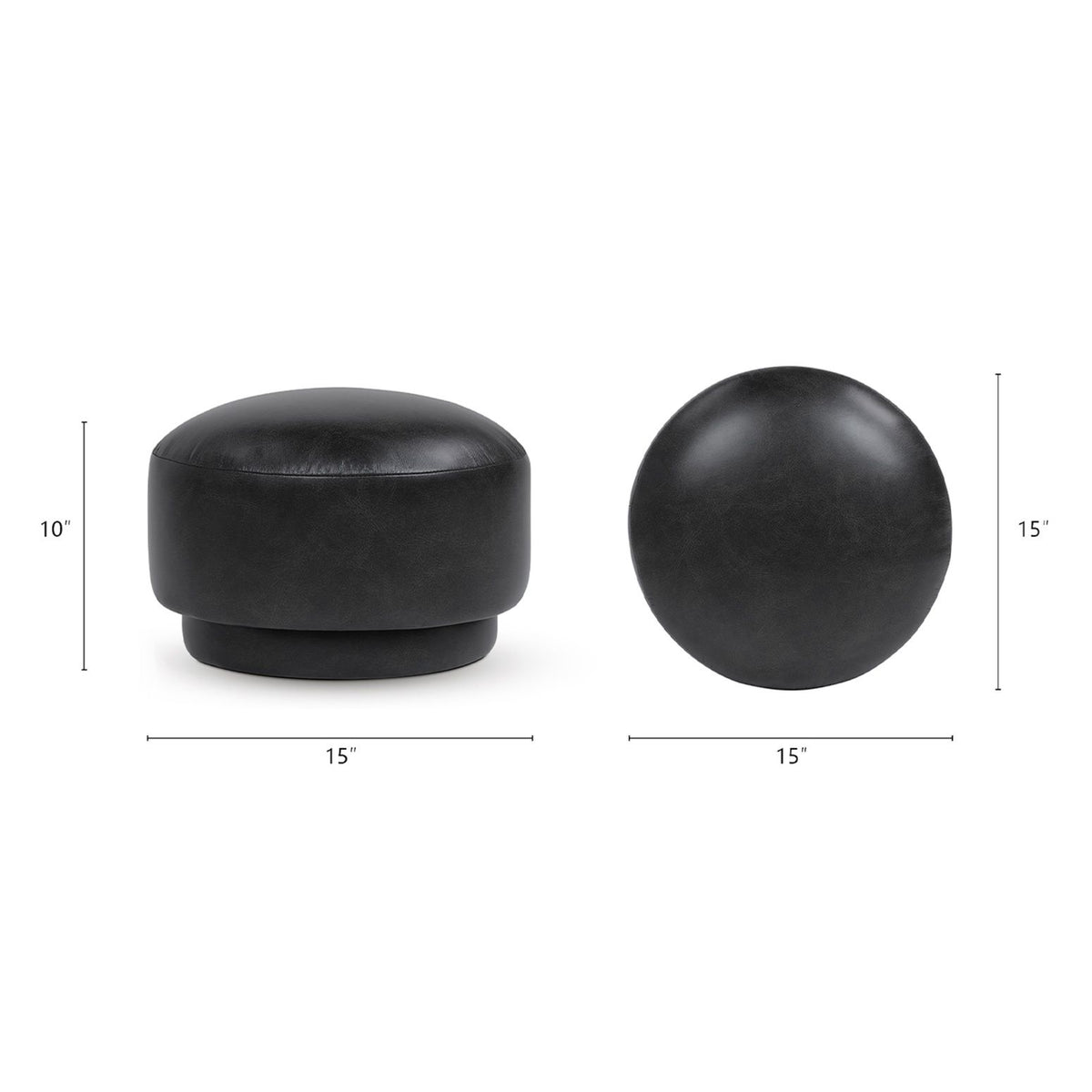 Fuji - Mushroom Footstool Ottoman With Compact Design