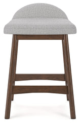 Lyncott - Upholstered Barstool (Set of 2) by Signature Design by Ashley® | Bel Furniture