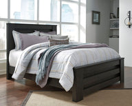 Brinxton - Panel Bed Black by Signature Design by Ashley® | Bel Furniture
