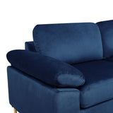 Shannon - Velvet Sectional Sofa With Chaise