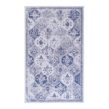 Maval - 6' X 9' Washable Area Rug - Blue